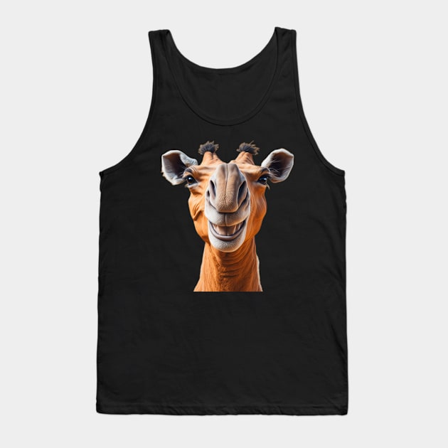 Smiling Camel Tank Top by Spazashop Designs